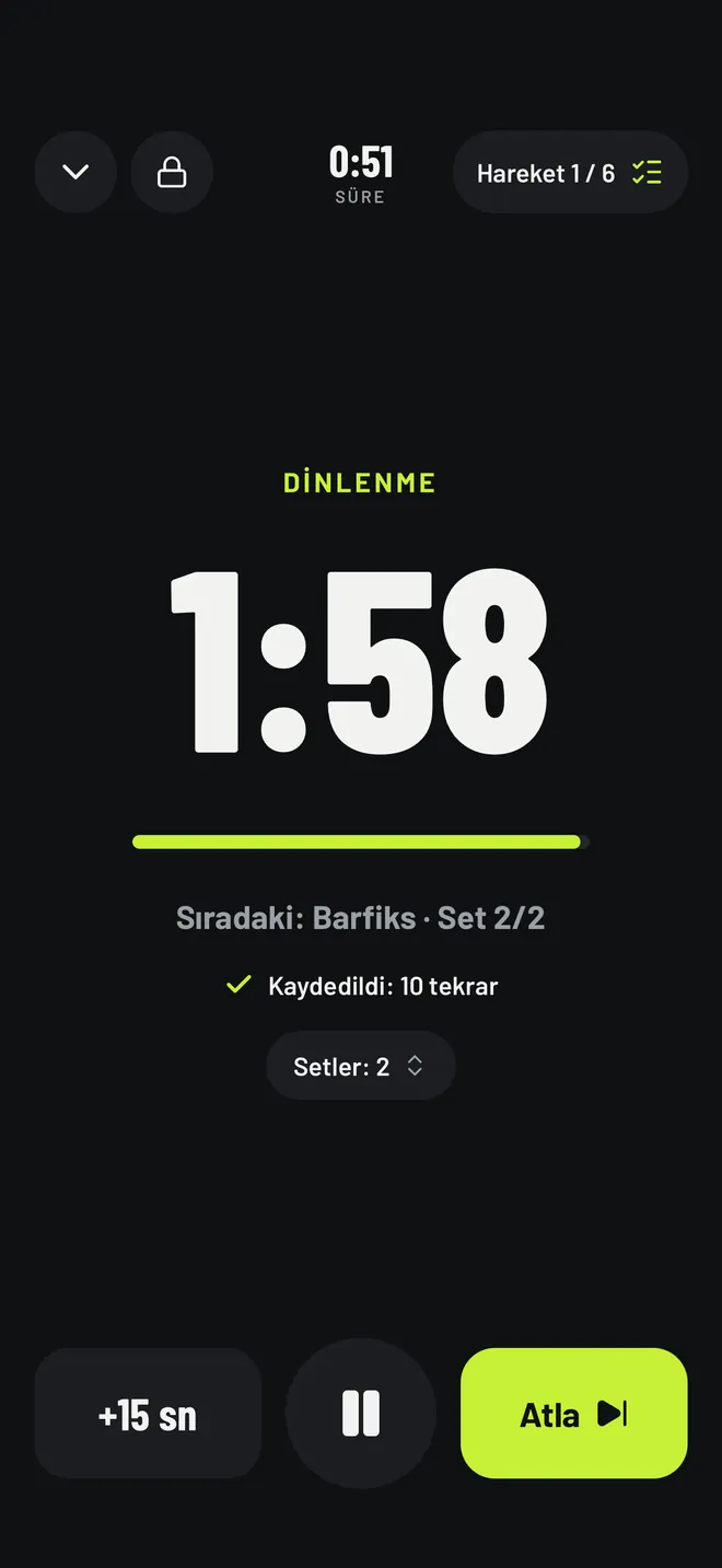 Dinlenme sayacı